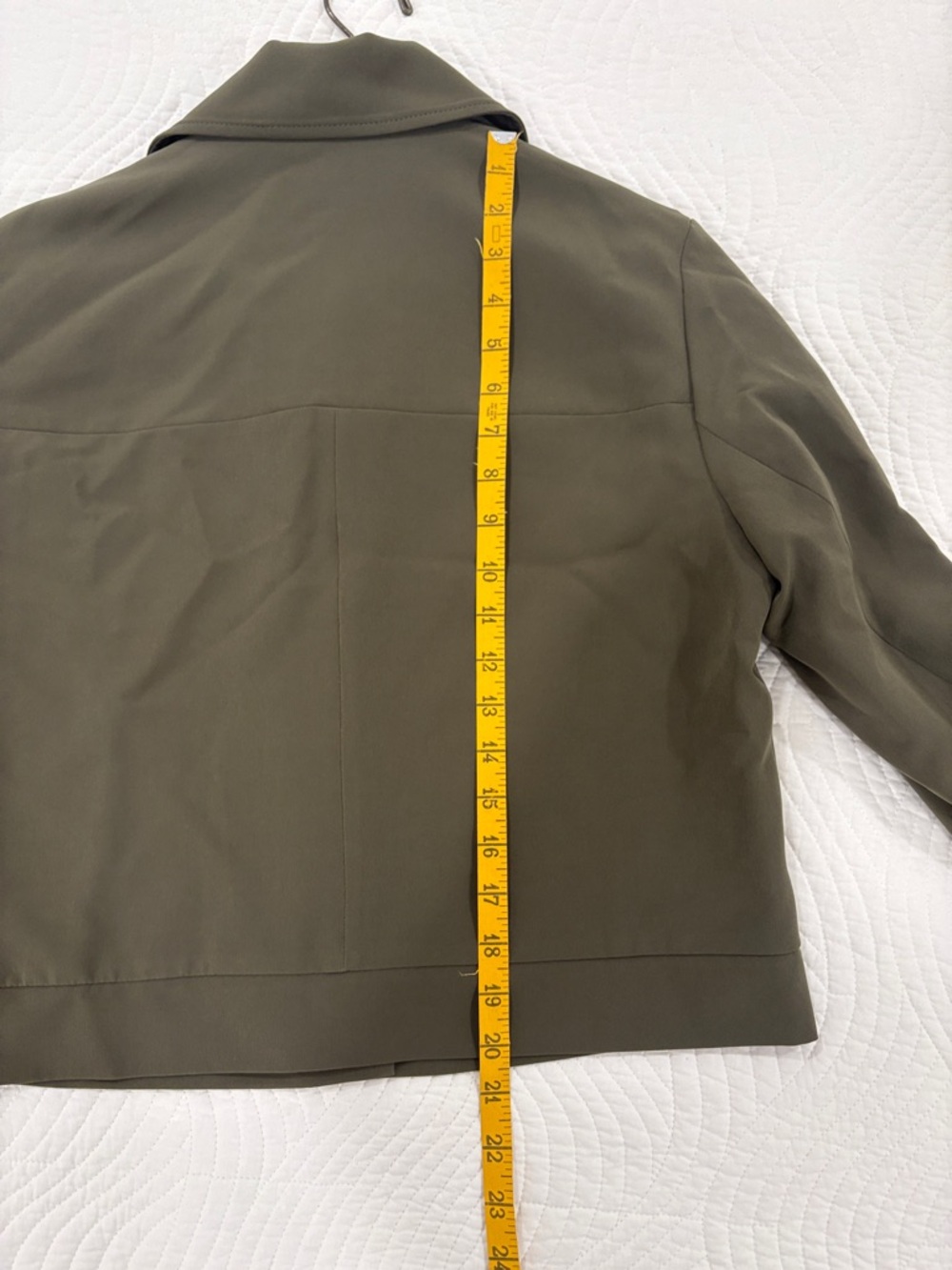 Olive Banana Republic Utility Button-Front Jacket - Picture 7 of 9